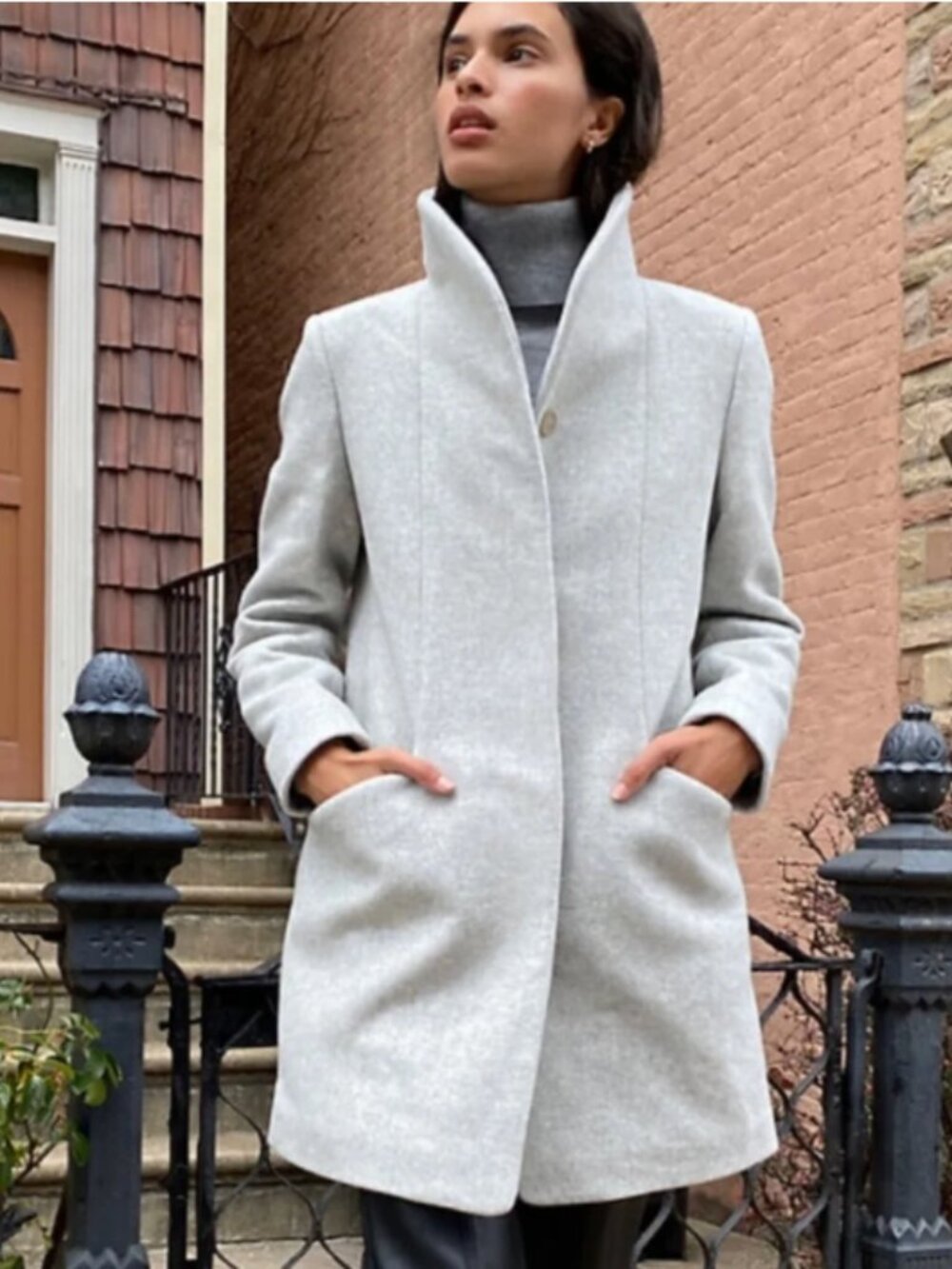 Aritzia Cashmere & Wool Cocoon Coat Size S